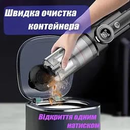 Автомобільний пилосос Aspiring потужний USB акумуляторний ручний бездротовий 200W - мініатюра 3