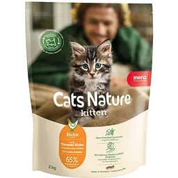 Сухой корм Mera Cats Nature Kitten Chiken (Huhn) с курицей для котят всех пород 2 кг 