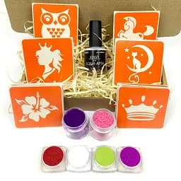 Набор для био-папа Для девочек №2 - глиттер set-girls-2-glitter