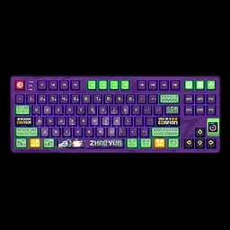 Клавиатура VALKYRIE VK87 ZHAO YUN Violet Green