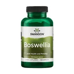 Екстракт босвелії Swanson Boswellia 400 mg, 100 капсул для підтримки суглобів