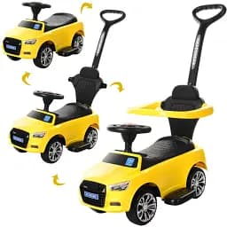 Каталка-толокар 2 в 1 Bambi M 3503A-6 жовтий - мініатюра 2