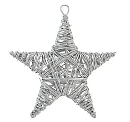 Зірка Yes! Fun ротангова срібна 15 см (973300)