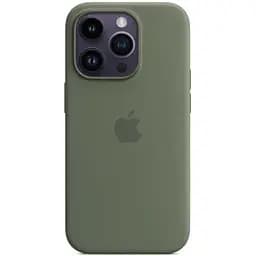 Силіконовий чохол CasePro Silicone Case з MagSafe Olive для iPhone 14 Pro