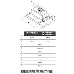 Витяжка Samsung NK24M1030IB/UR - мініатюра 9