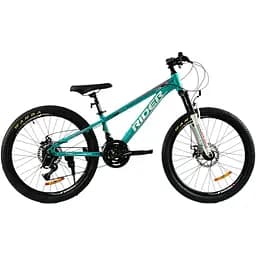 Велосипед спортивний Corso Rider 24" ЦБ-00246117 бірюзовий