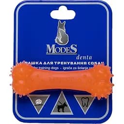 Игрушка для собак Modes Denta кость XS 8 см оранжевая