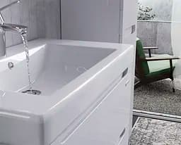 Тумба з умивальником Sanwerk Ера 100 Білий з умивальником Принц MV0000408 Білий - мініатюра 4