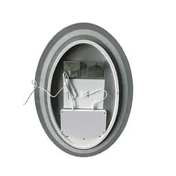 Дзеркало Zerix Fusion MV01-50x70 з LED Touch, Anti-fog, димером, регулятором яскравості ZX6067 - мініатюра 4