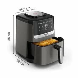 Мультипіч Tefal Easy Fry Silence 1670Вт 5л сенсорне управління 10 програм пластик темно сірий-чорний - мініатюра 3