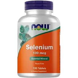 Вітаміни та мінерали NOW Selenium 100 mcg, 100 таблеток