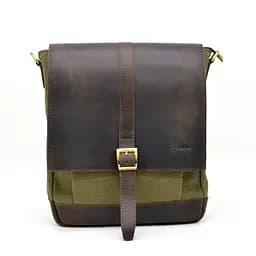 Сумка чоловіча парусина+шкіра TARWA 33х27.5х8 см sum0028419