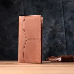Гаманець унісекс у вінтажній натуральній шкірі 22853 Vintage рудий - мініатюра 8