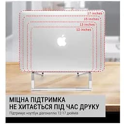 Підставка для ноутбука OfficePro LS-530S Alloy Aluminum Silver - мініатюра 11