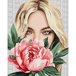 Картина за номерами "Барвиста поезія: Півонія" ©art_selena_ua Ідейка KHO8599, 40х50 см