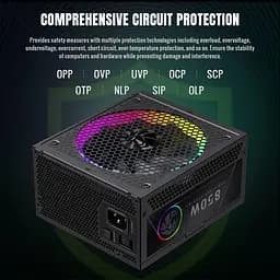 Блок живлення GameMax 850G 850W RGB 80+ Gold (RGB 850G) - мініатюра 10