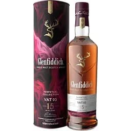 Виски Glenfiddich Perpetual Collection VAT 03, 15 yo Single Malt Scotch Whisky 50.2% 0.7 л в тубусе