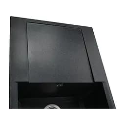 Гранітна мийка Globus Lux Komo графiт 790х500мм-А0001 - мініатюра 4