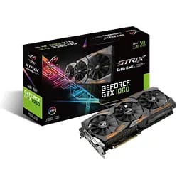 Відеокарта ASUS GTX 1060 6Gb Strix (STRIX-GTX1060-6G-GAMING) (GDDR5, 192 bit, PCI-E 3.0 x16) Б/в - мініатюра 2