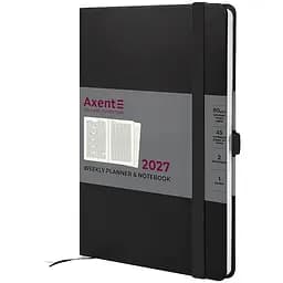 Щотижневик Axent 2027 Prime Strong 145x210 мм чорний (8507-27-01-A)