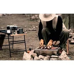 Гриль портативний Naturehike Picnic BBQ Grill NH20CJ006, р-р L, сталь - мініатюра 9