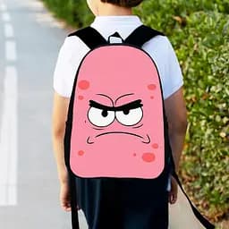 Рюкзак дитячий Губка Боб Патрік Стар 34х27см, міський ранець для хлопчика (00512)