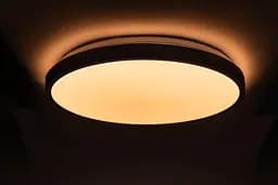 Стельовий світильник Ring матовий 60W 395 x 60 мм 3000К-6500К з ДК срібний - мініатюра 3