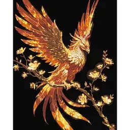 Картина по номерам Родившийся из пламени Art Craft 11734-AC с металлизированными красками 50х40 см