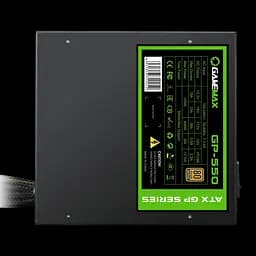 Блок живлення GameMax GP-550 550W 80+ Bronze Black (GP-550) - мініатюра 3