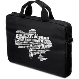 Сумка для ноутбука Vinga 15.6" NB1502 Black, White Print (NB1502UWBK)