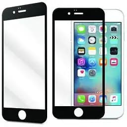 Стекло защитное iPhone 6/6S с рамкой черное