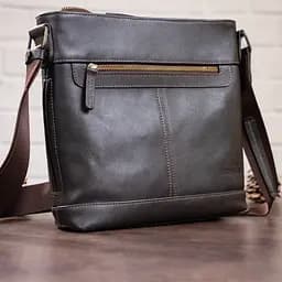 Чоловіча шкіряна сумка SHVIGEL 25,5х27,5х7 см sum0012519 - мініатюра 5