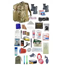 Укомплектований медичний тактичний рюкзак №3, 45 л камуфляж