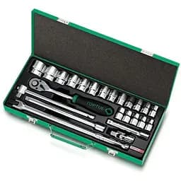 Набір інструменту головки з тріскачкою Toptul 1/2" 24ед. (12-гр.) GCAD2404