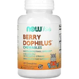 Пробиотики и пребиотики NOW BerryDophilus 2 Billion 120 жевательных таблеток Ягоды