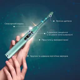 Електрична зубна щітка Oclean X Pro Green Smart Sonic Toothbrush - мініатюра 10