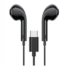 Навушники HOCO M101 Crystal joy Type-C wire-controlled digital earphones with microphone Black