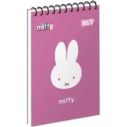 Зошит для записів Yes А7/80 од.спіраль Miffy ВДЛ