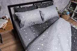 Комплект постільної білизни Moon&Star Микросатин Premium Starry Night King Size 220x240 наволочки 2х70х70 - мініатюра 3