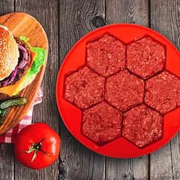 Форма силіконова Supretto для приготування котлет 7 комірок червона (8480) - мініатюра 11
