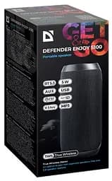 Портативна акустика Defender Enjoy S100 Black (65101) - мініатюра 3