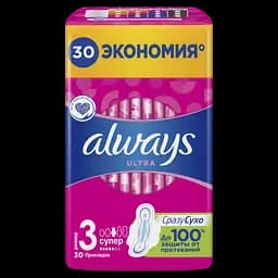 Гігієнічні прокладки Always Ultra Super 30 шт. - мініатюра 3