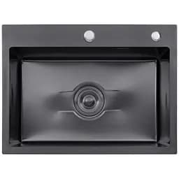 Кухонна мийка Kroner KRP Derby - 5843HM ​​PVD (2,5/0,5 мм) (CV027241)