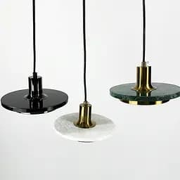 Підвіс Lumina із зеленим мармуровим плафоном LED в стилі Ар-деко Line.F SC 2/1 GR - мініатюра 5