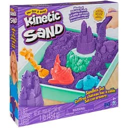 Набор песка для детского творчества Kinetic Sand V2 Замок из песка фиолетовый 454 г (71402)