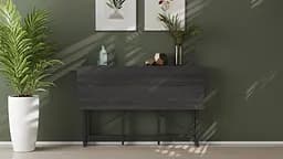 Стіл-книга трансформер Оріон 3 Ferrum-decor 750x1150x880 Чорний метал ДСП Сосна Кембра 16 мм (FRD-105083) - мініатюра 7