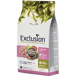 Сухий корм  Exclusion Puppy Chicken Small Breed для цуценят дрібних порід з куркою 2 кг