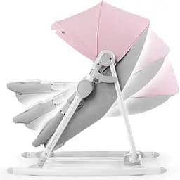 Шезлонг-гойдалка 5 в 1 Kinderkraft Nola Peony Rose рожевий (00-00304830) - мініатюра 3