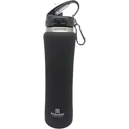 Термос Krauzer Soft Touch Sport нержавеющая сталь 500 мл черный (91-500 Black ST)