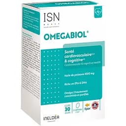 Комплекс Ineldea Omegabiol 1000 для серцево-судинної системи та головного мозку 60 капсул